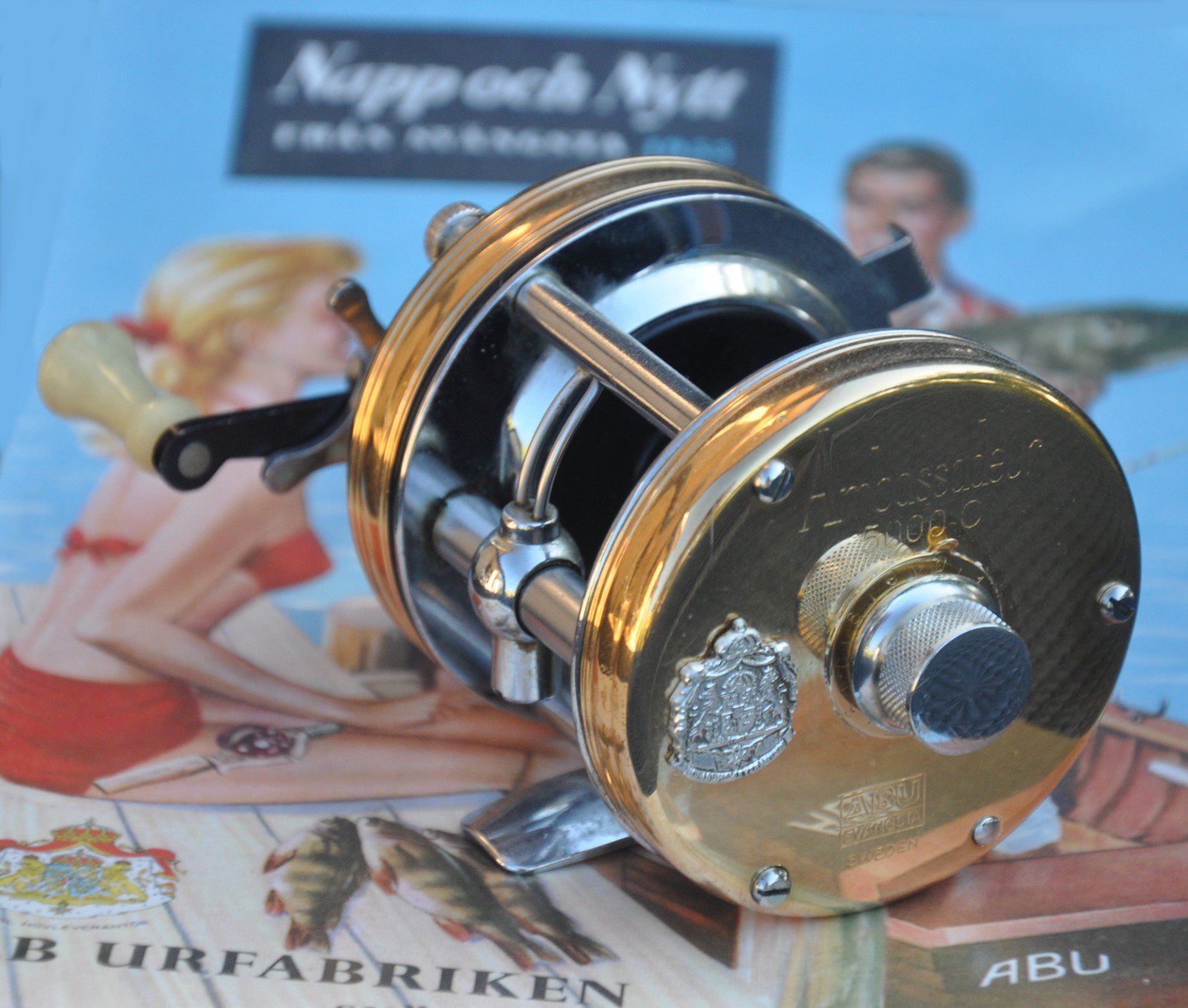 This reel turned out so well! Ambassadeur with aftermarket part upgrades. :  r/Fishing_Gear