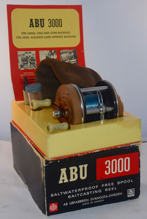 EARLY 1960s VINTAGE ABU AMBASSADEUR 2000 REEL